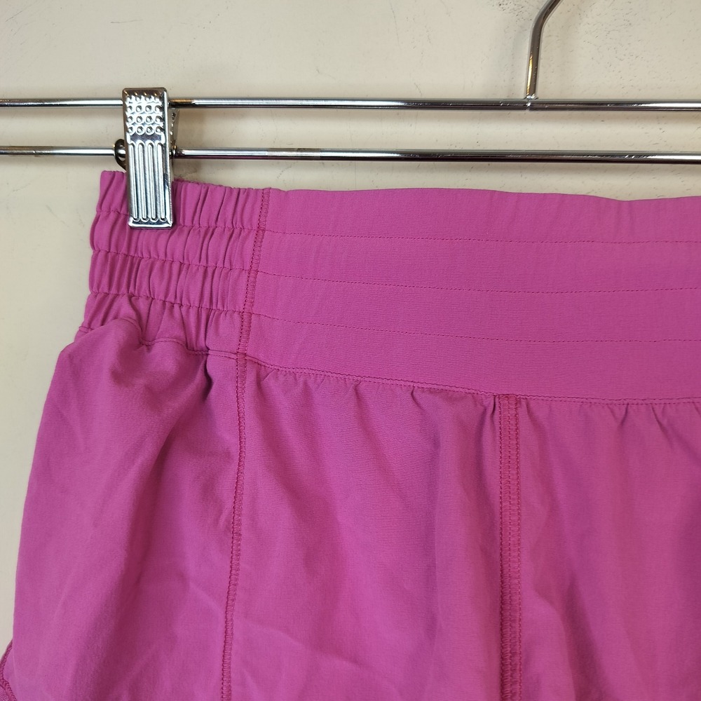 Lululemon Hotty Hot Short 4 High Waist Mesh Athletic Active Pink - Picture 3 of 8